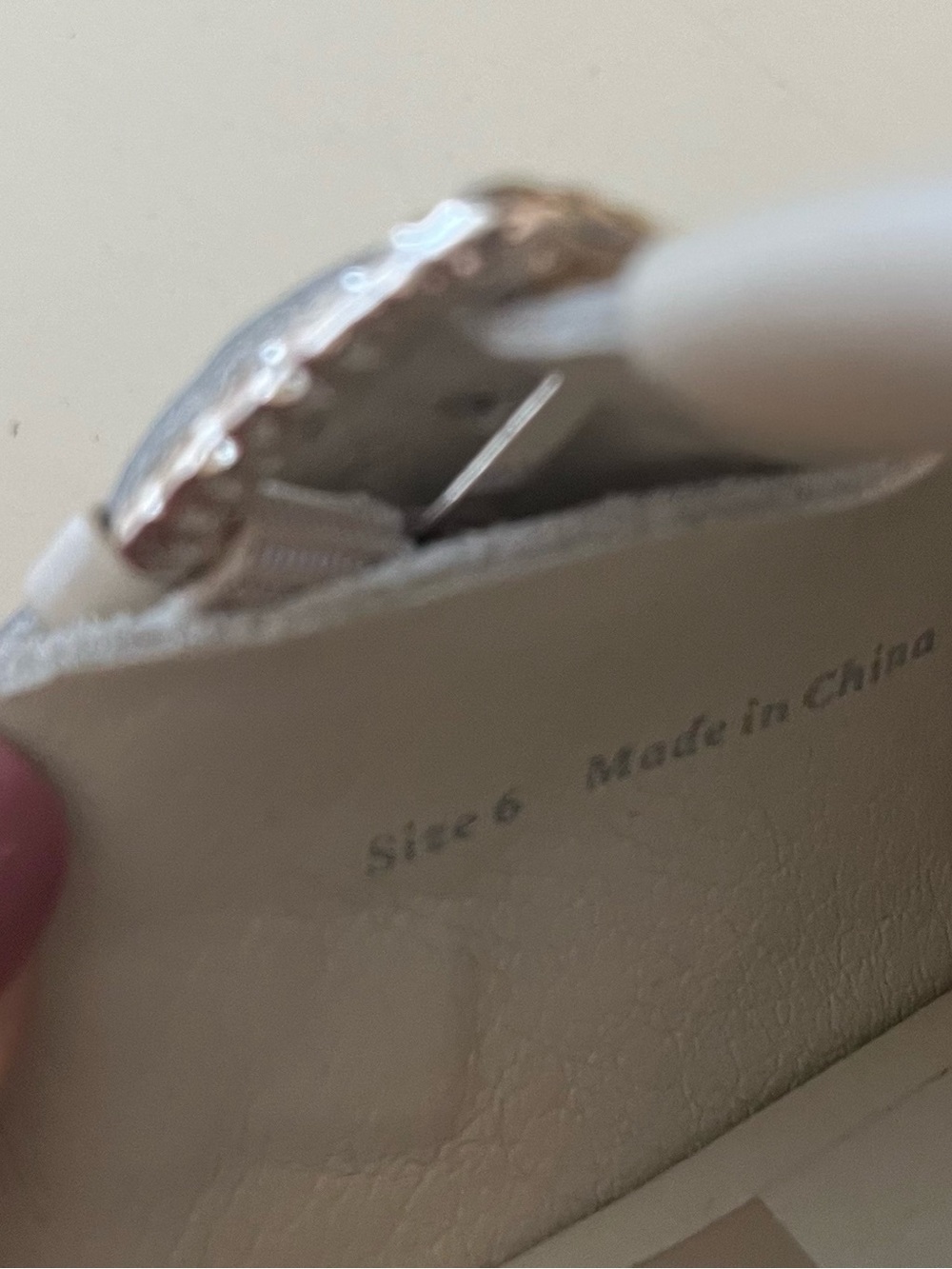 Dolce Vita Patent Cream Fisherman Slide Sandals - Picture 6 of 6